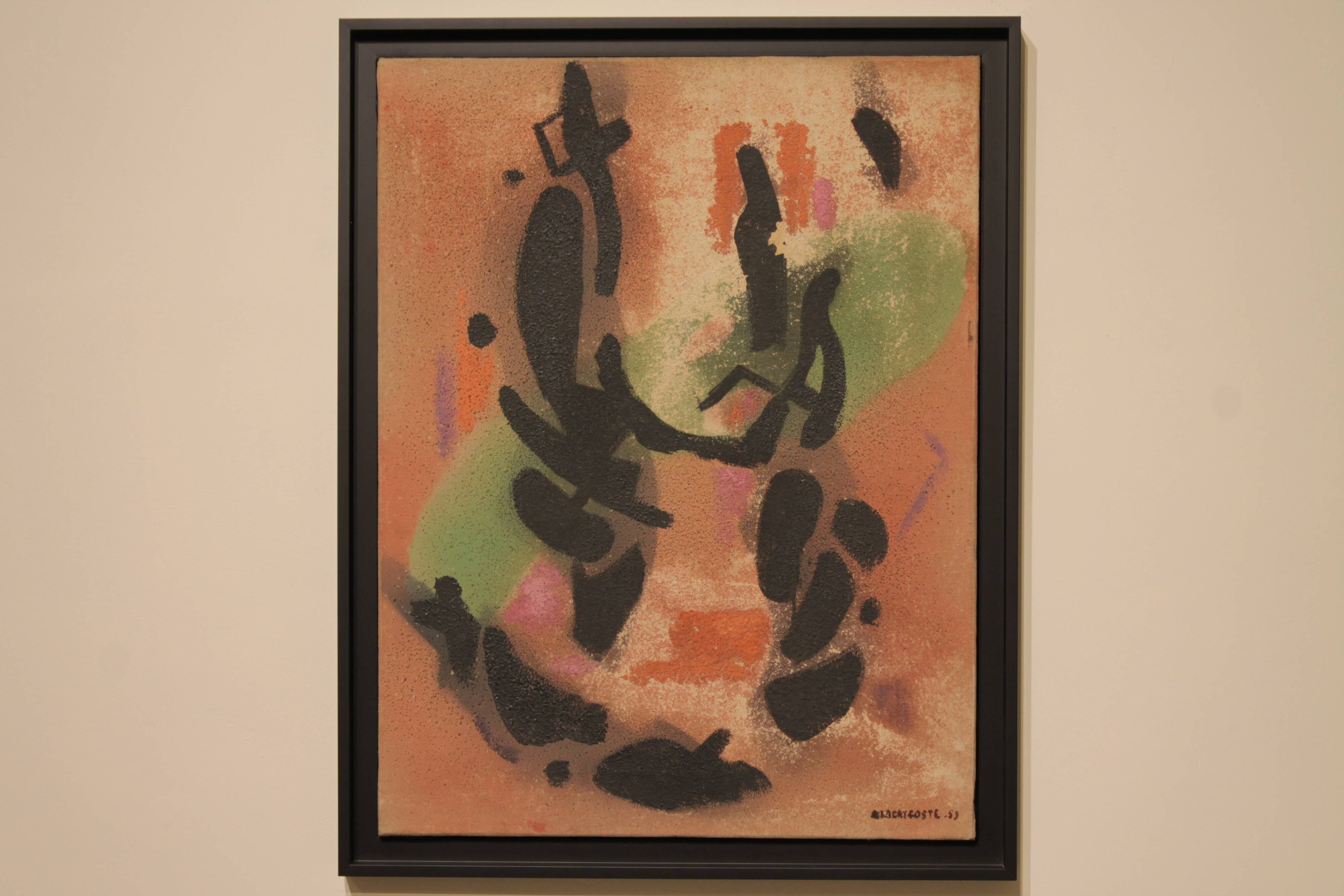 Abstract painting by Albert Coste