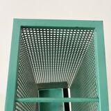 Vintage Green and black Metal Umbrella Stand, Rockabilly Style, 1950s