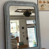 Antique mercury mirror with patina