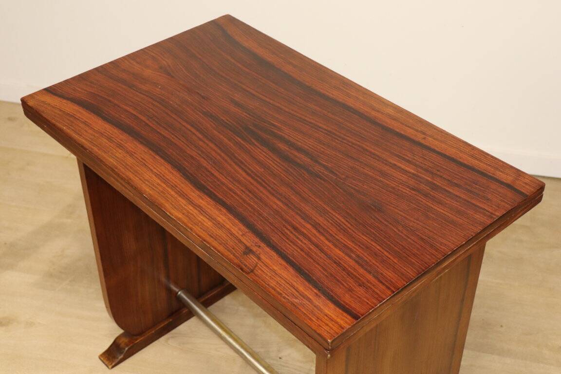 Art Deco "Portefeuille" table in rosewood - 1950