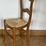 Cherry wood dining chairs