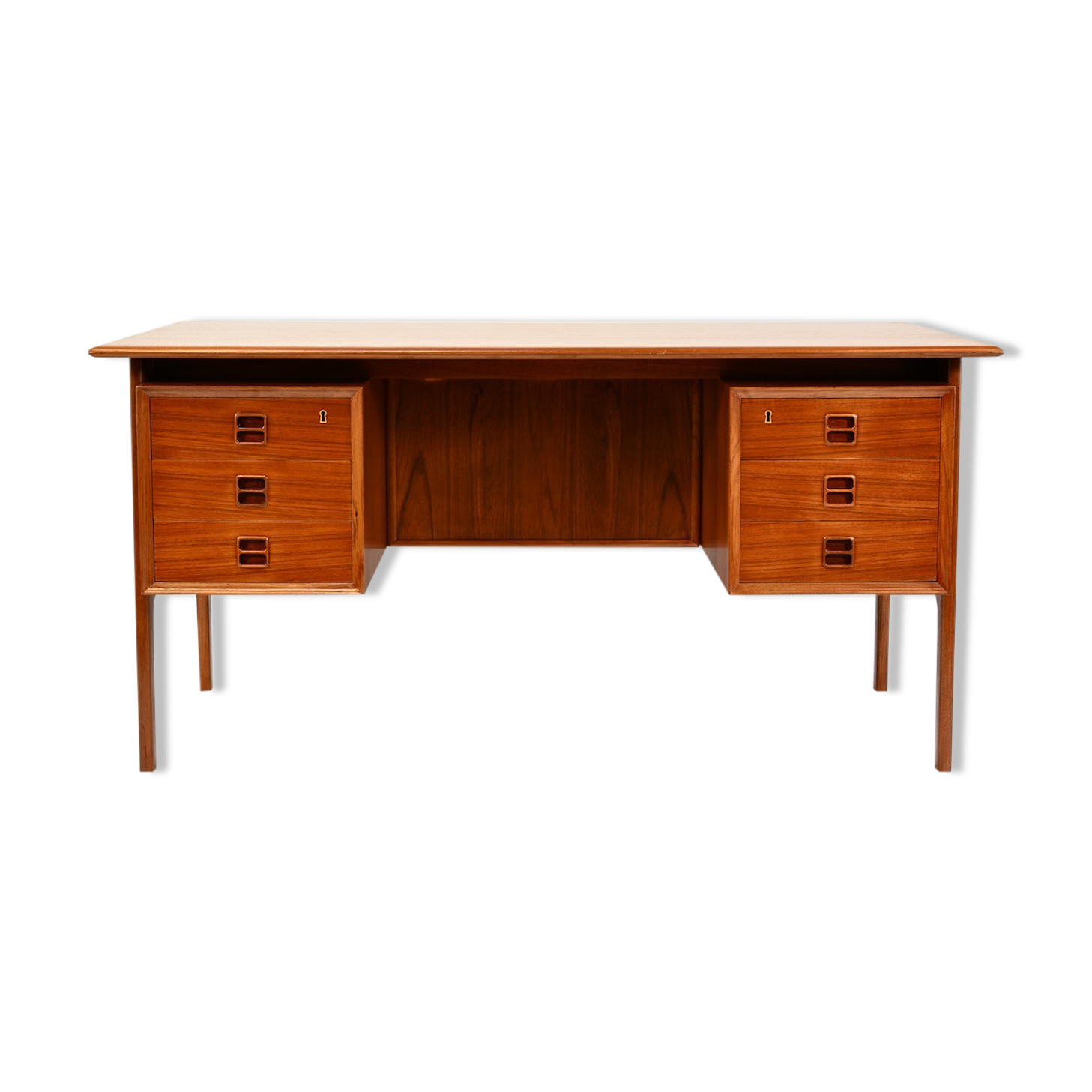 Vintage Danish teak office by Arne Vodder