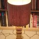 Bernard Rooke vintage sandstone brutalist lamp
