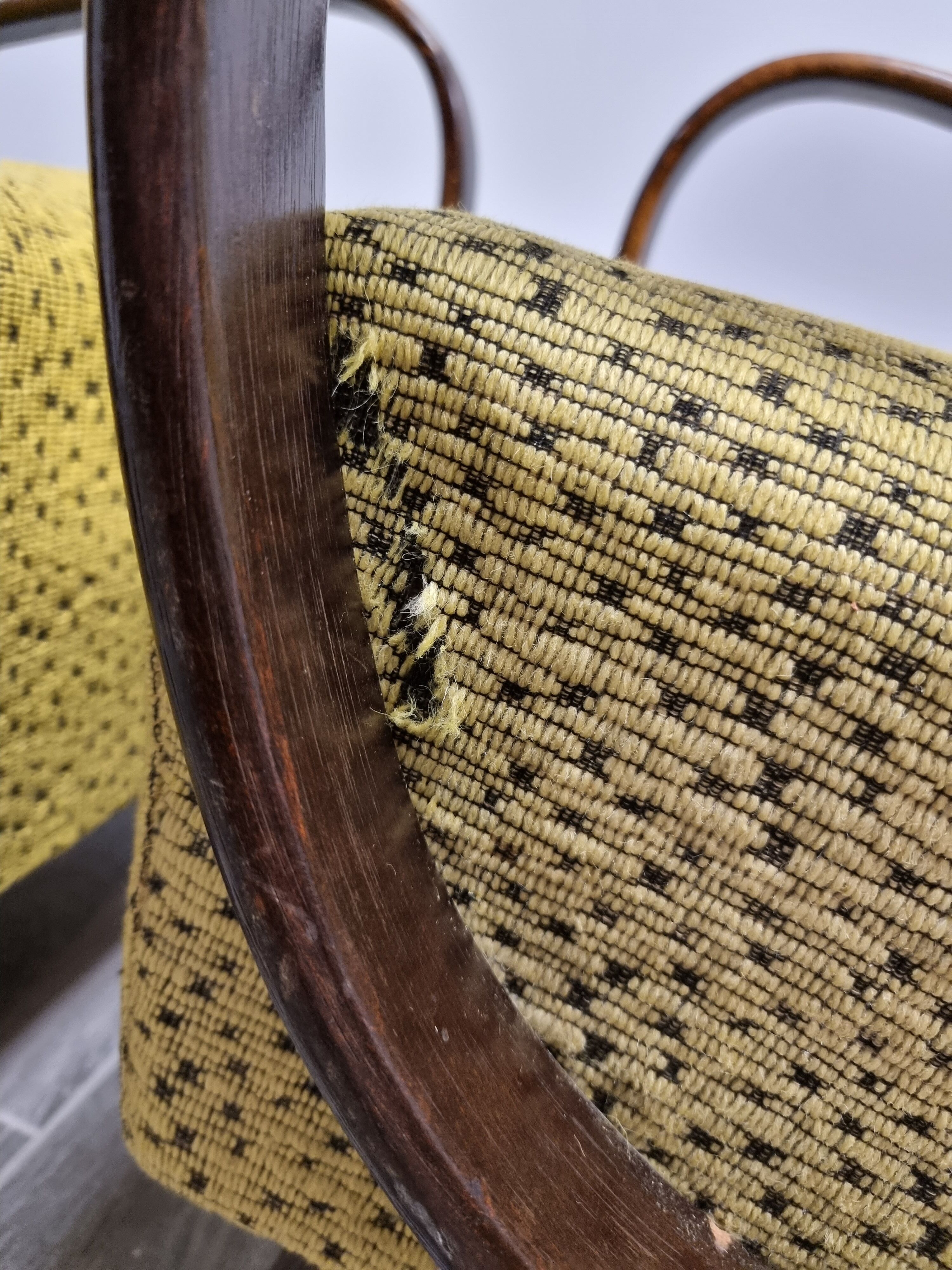 Pair of armchairs by Jindrich Halabala