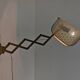 Pair of adjustable scissor wall lamps Mid Century Modern by Alfred Müller for AMBA