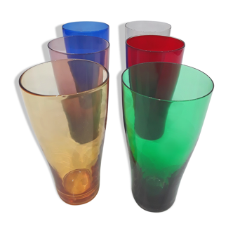 6 orangeade glasses