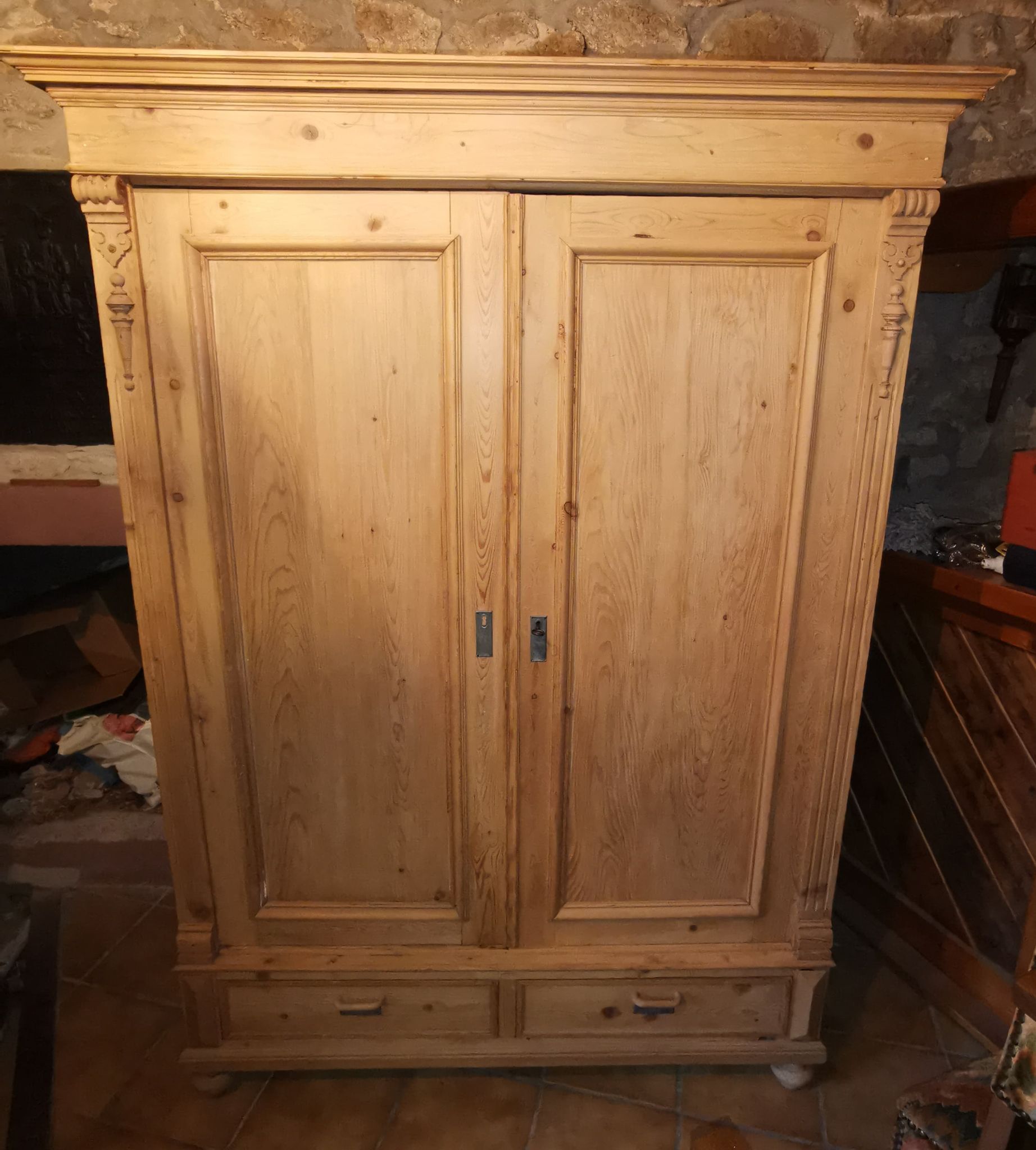 Solid pine cabinet