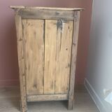 Bedside table / side table old solid wood (oak)