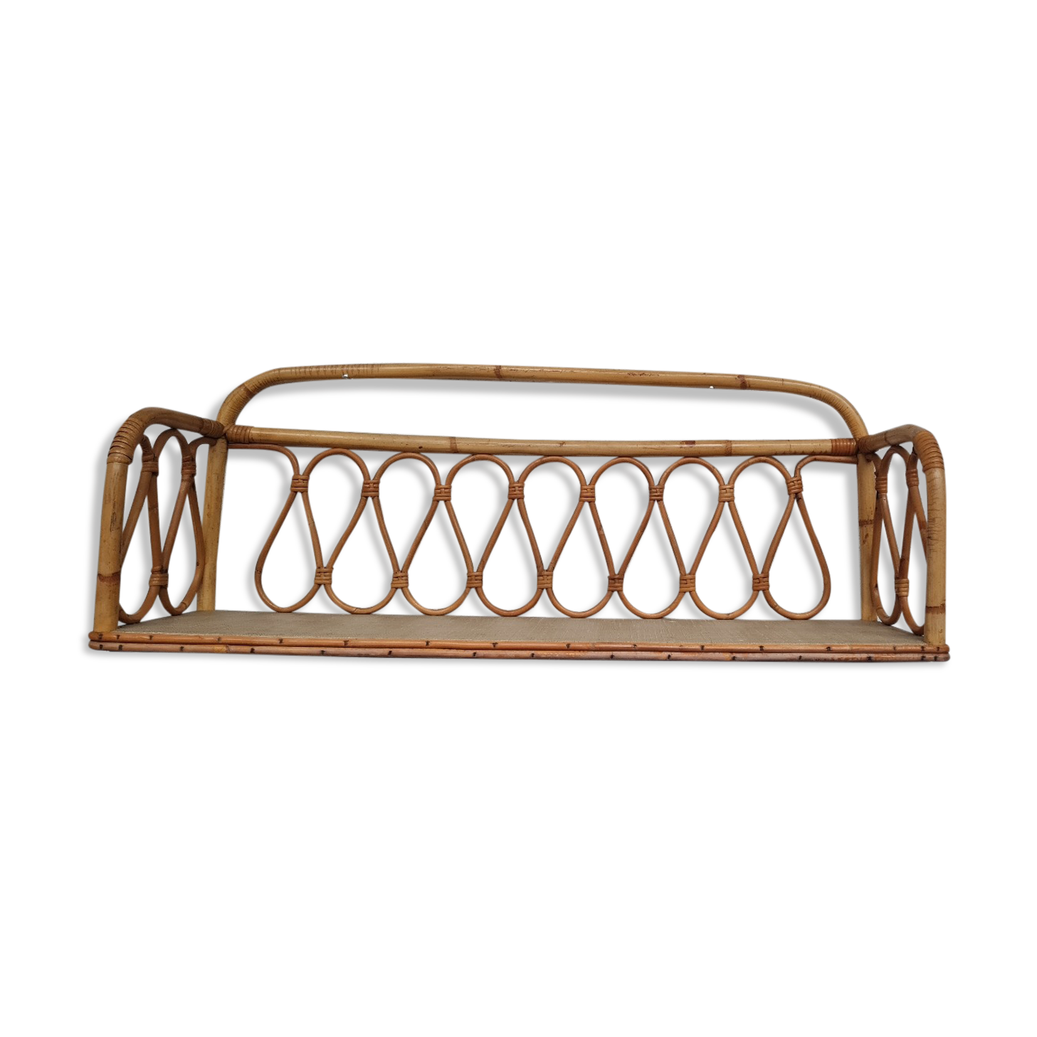 Rattan shelf 1960