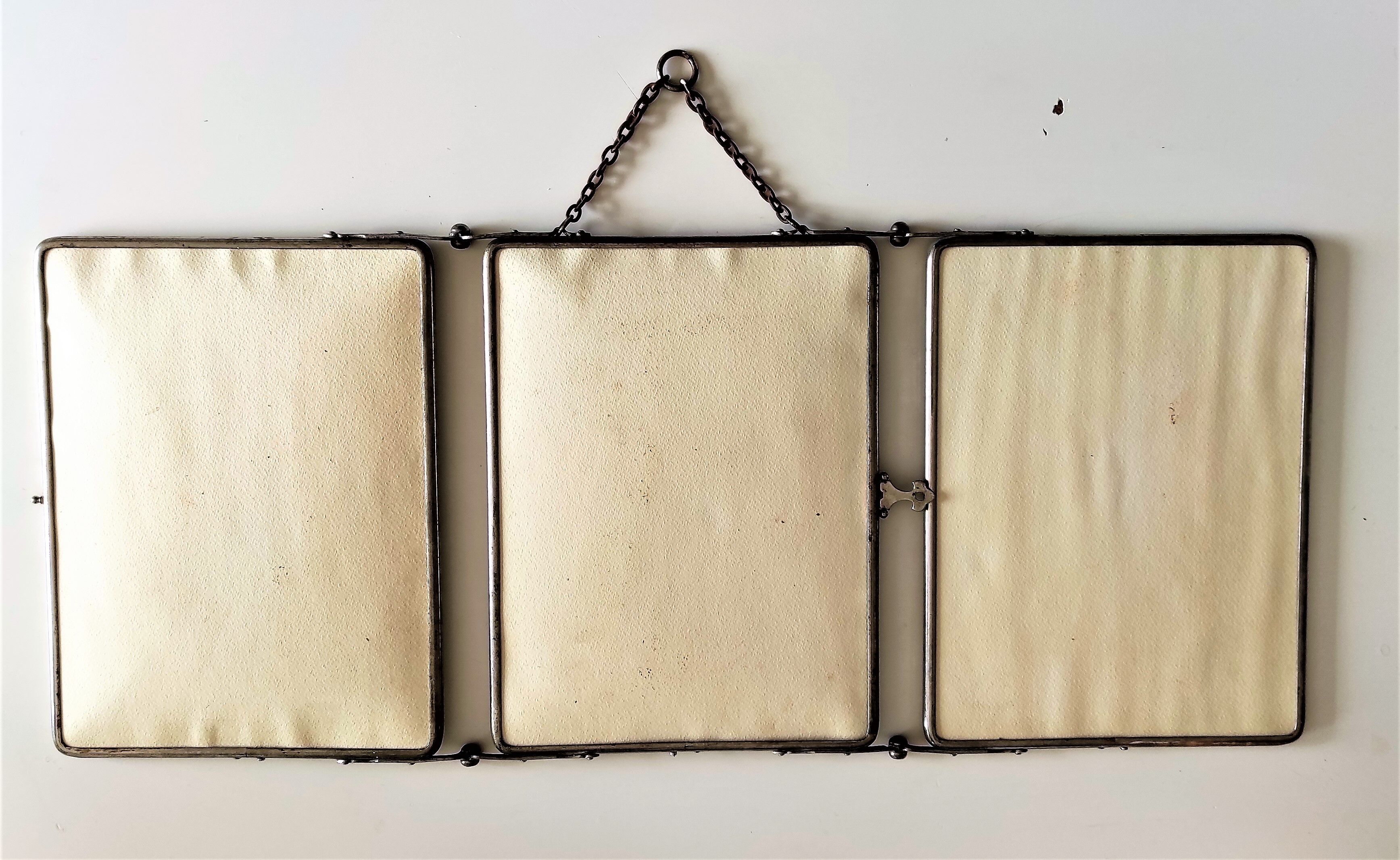 TRIPTYCH barber mirrors circa the 1930s