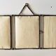 TRIPTYCH barber mirrors circa the 1930s