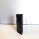 Black ceramic modernist vase - 1980