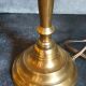 Old solid brass lamp base