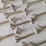 Set of 12 Christofle knife rests, Moderne 1912 model