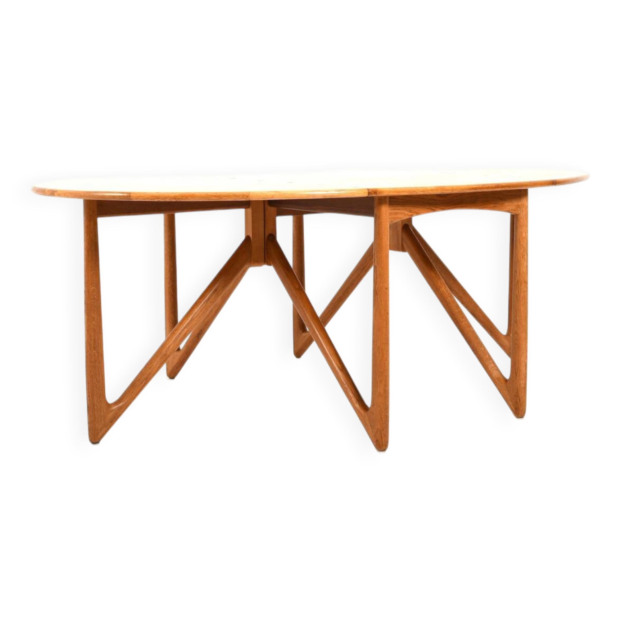 Drop Leaf Dining Table by Niels Koefoed  Denmark 1960s