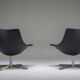 Set of leather armchairs by Rodolfo Dordoni for Matteo Grassi, 1990s