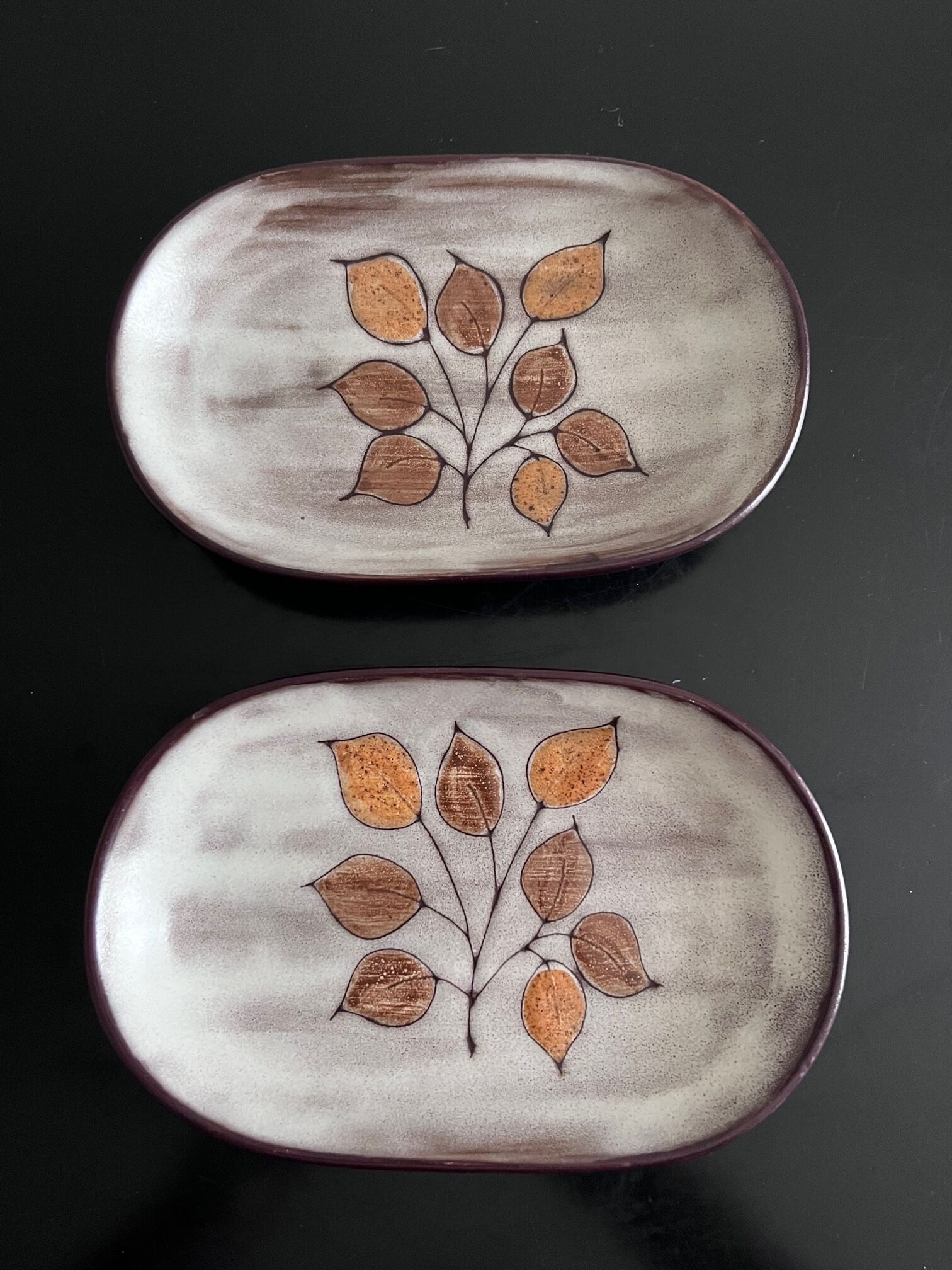 Ceramic dishes 1970s