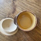 Small Alsatian pot in glazed ceramic