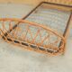 Vintage rattan bed