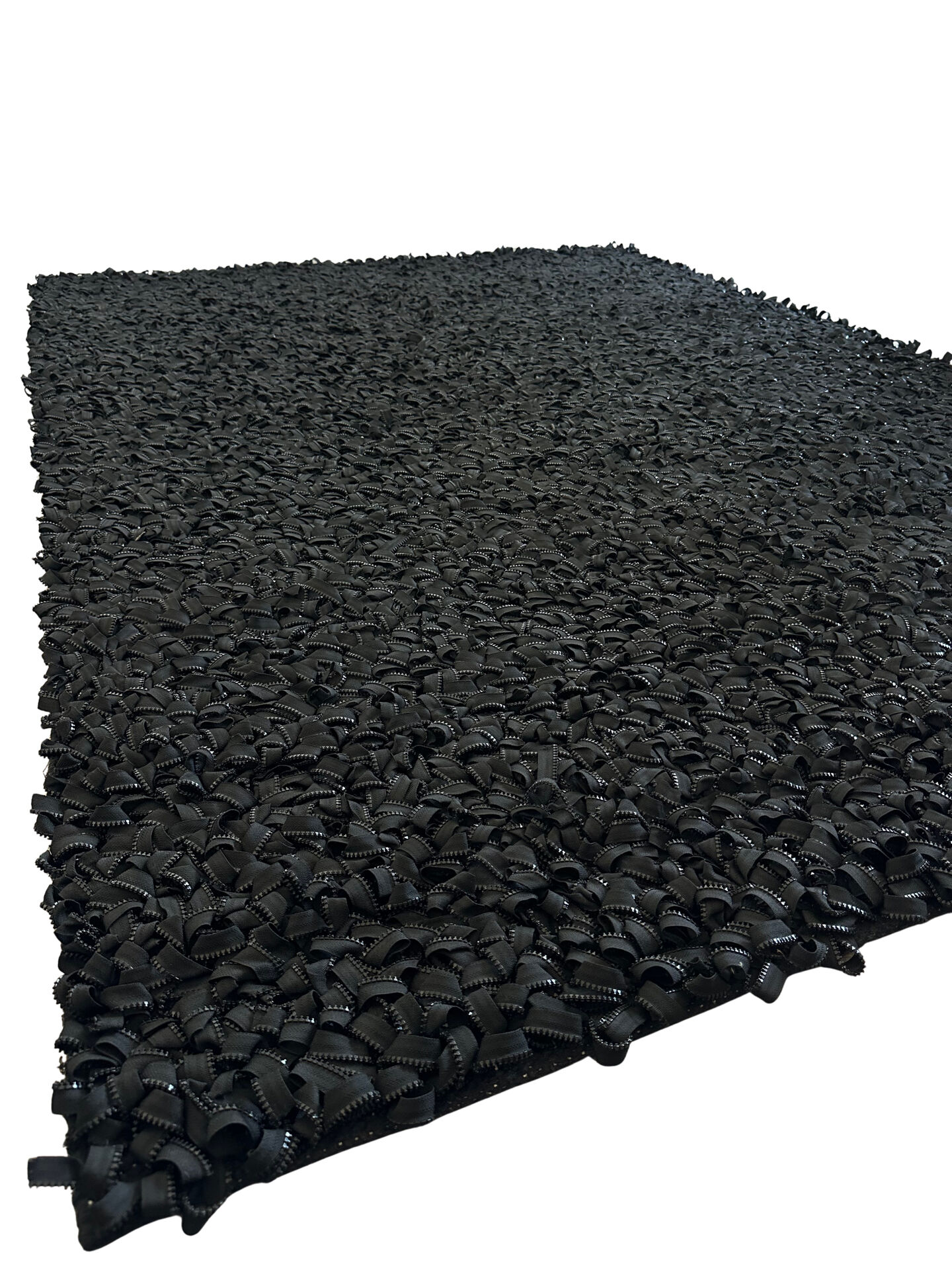 Zipper Black design rug – 170 × 240 cm – unique model – new