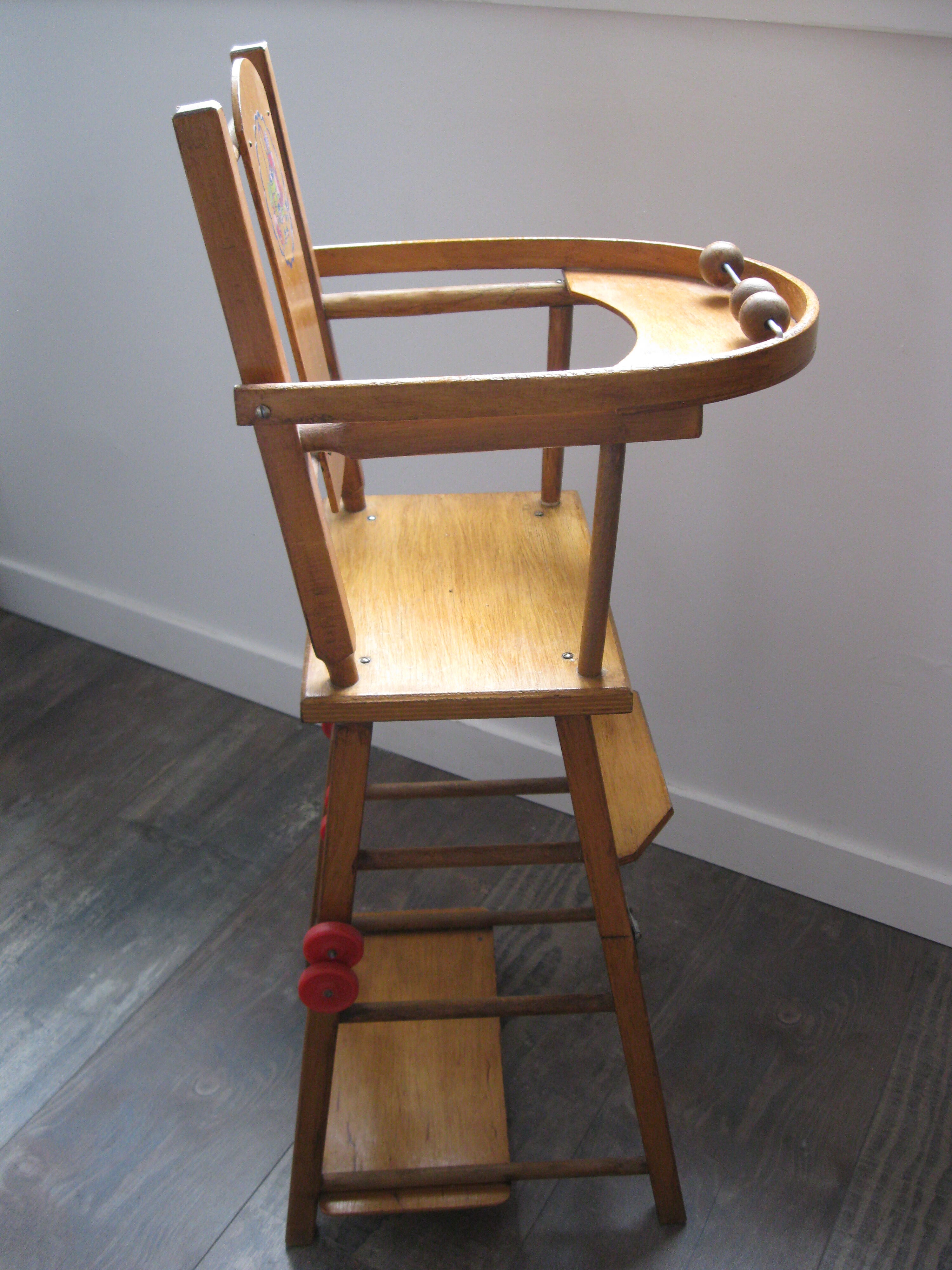 Toy high abacus wooden doll desk desk