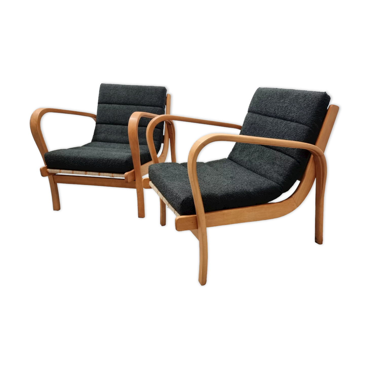 Pair of armchairs by K. Kozelka & A. Kropacek