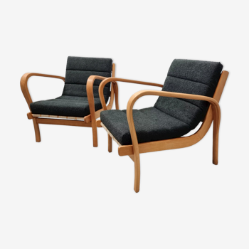 Pair of armchairs by K. Kozelka & A. Kropacek