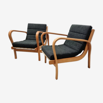 Paire de fauteuils par K. Kozelka & A. Kropacek
