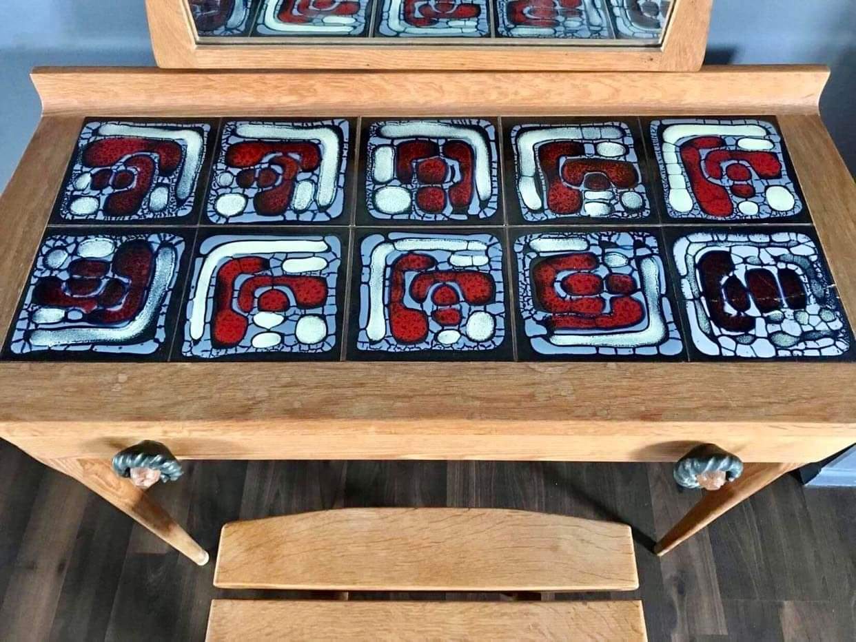 Dressing table and seat by Robert Guillerme and Jacques Chambron, Vos Maison brand