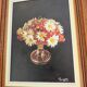 Oil canvas painting Cherries and Anemones
