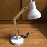 Wooden desk lamp