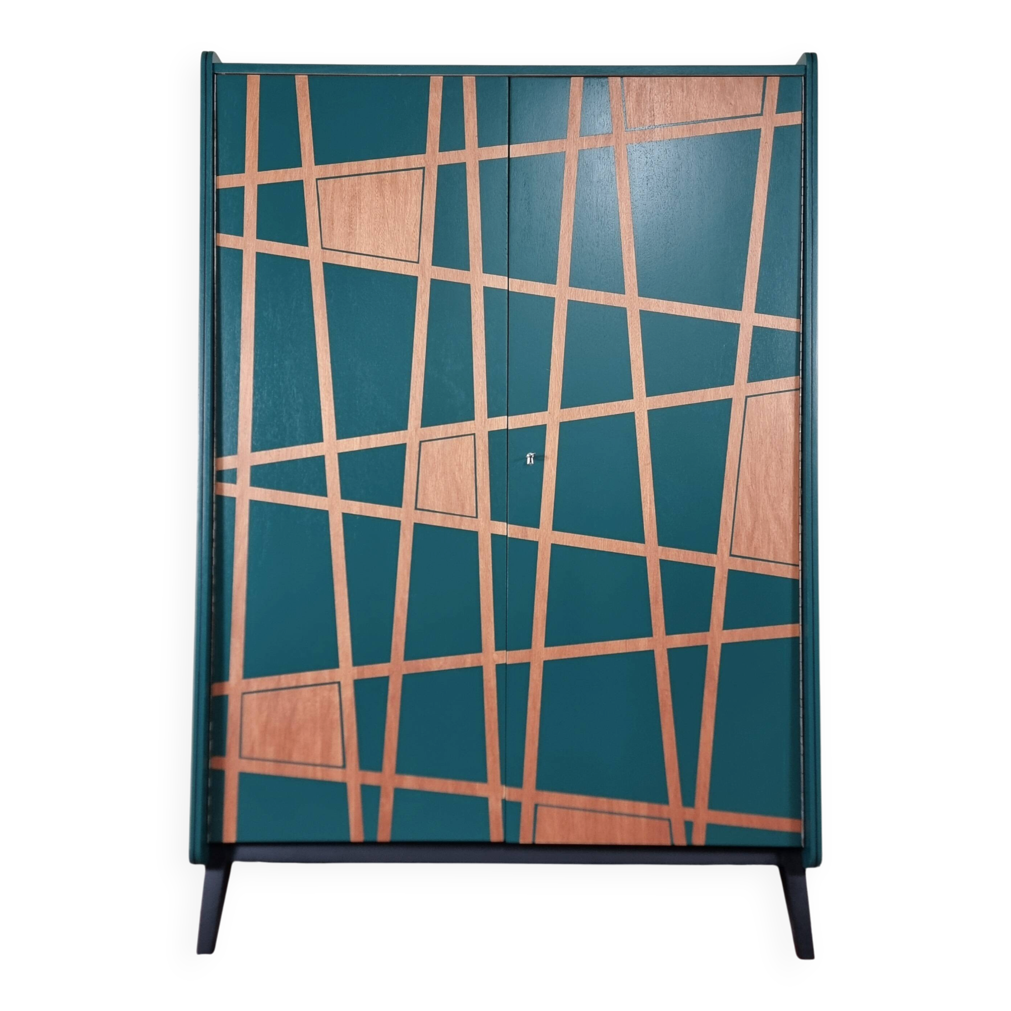 Vintage Wardrobe in Ash by Tatra Nabytok, 1960s