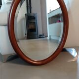 Old beveled oval mirror in excellent condition