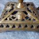 Pair of bronze candlesticks, 19th