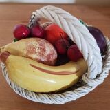 Vintage Ceramic Fruit Basket