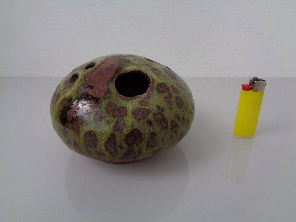 Danish Studio Ceramic Vase, 1960s