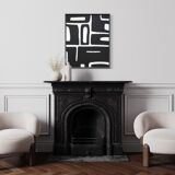 Minimalist abstract painting