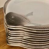 Longwy fish plates