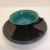 Set of 7 cups and saucers from the 50s.
