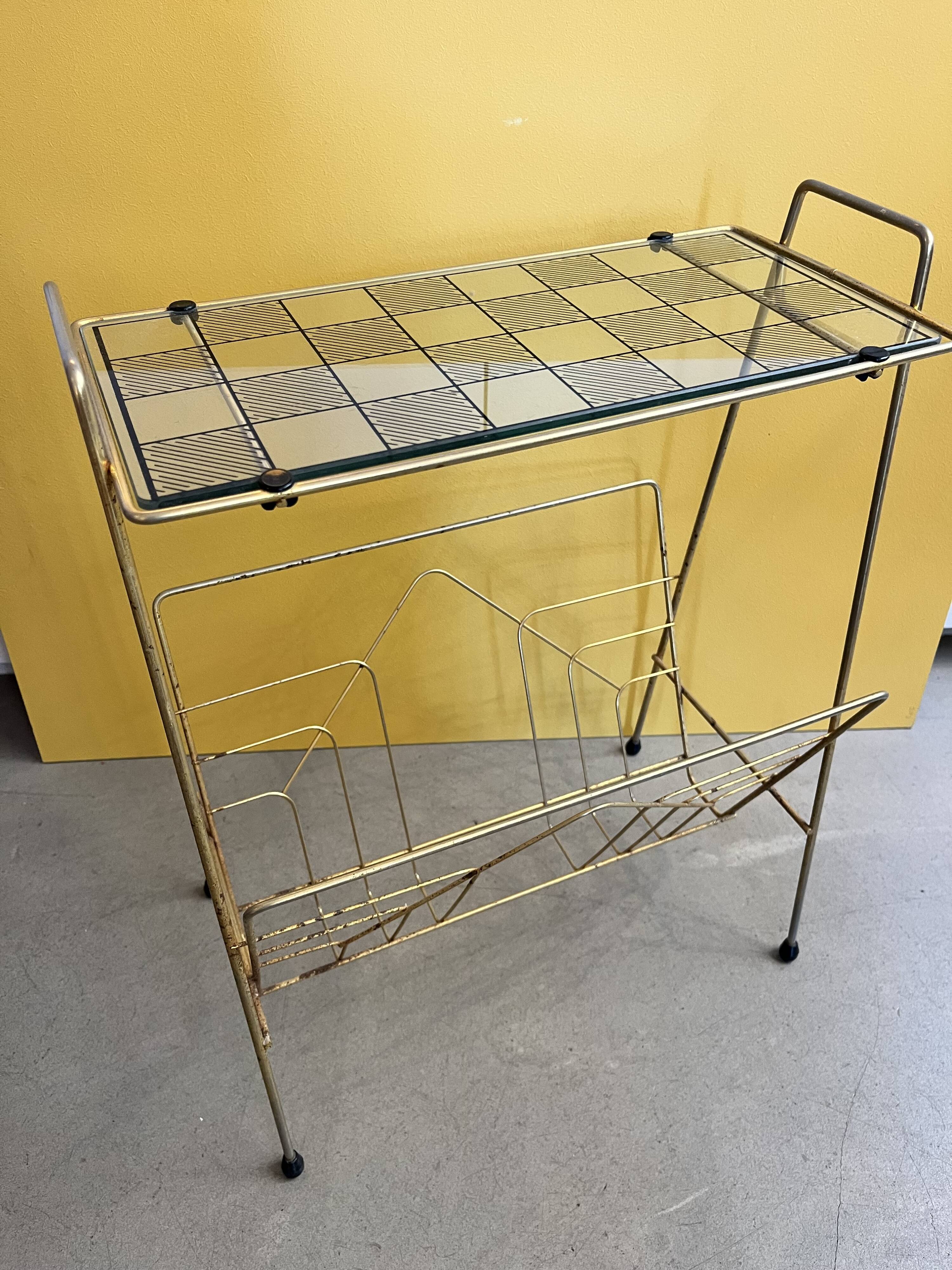 Vintage magazine rack