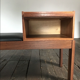 Teak phone bench