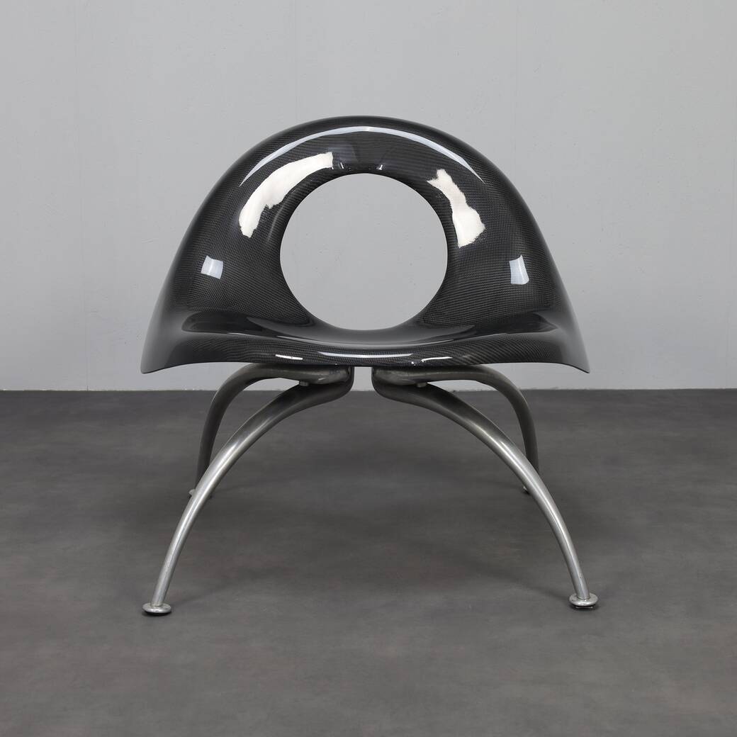 Very Rare Carbon Fibre “Elephant” Lounge Chair Herbert Schultes, Lensvelt