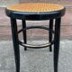 Thonet type curved wooden piano stool