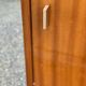Vintage bonnet cabinet with drawer and shelves