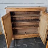 Old 2-door fir sideboard, 104×31cms