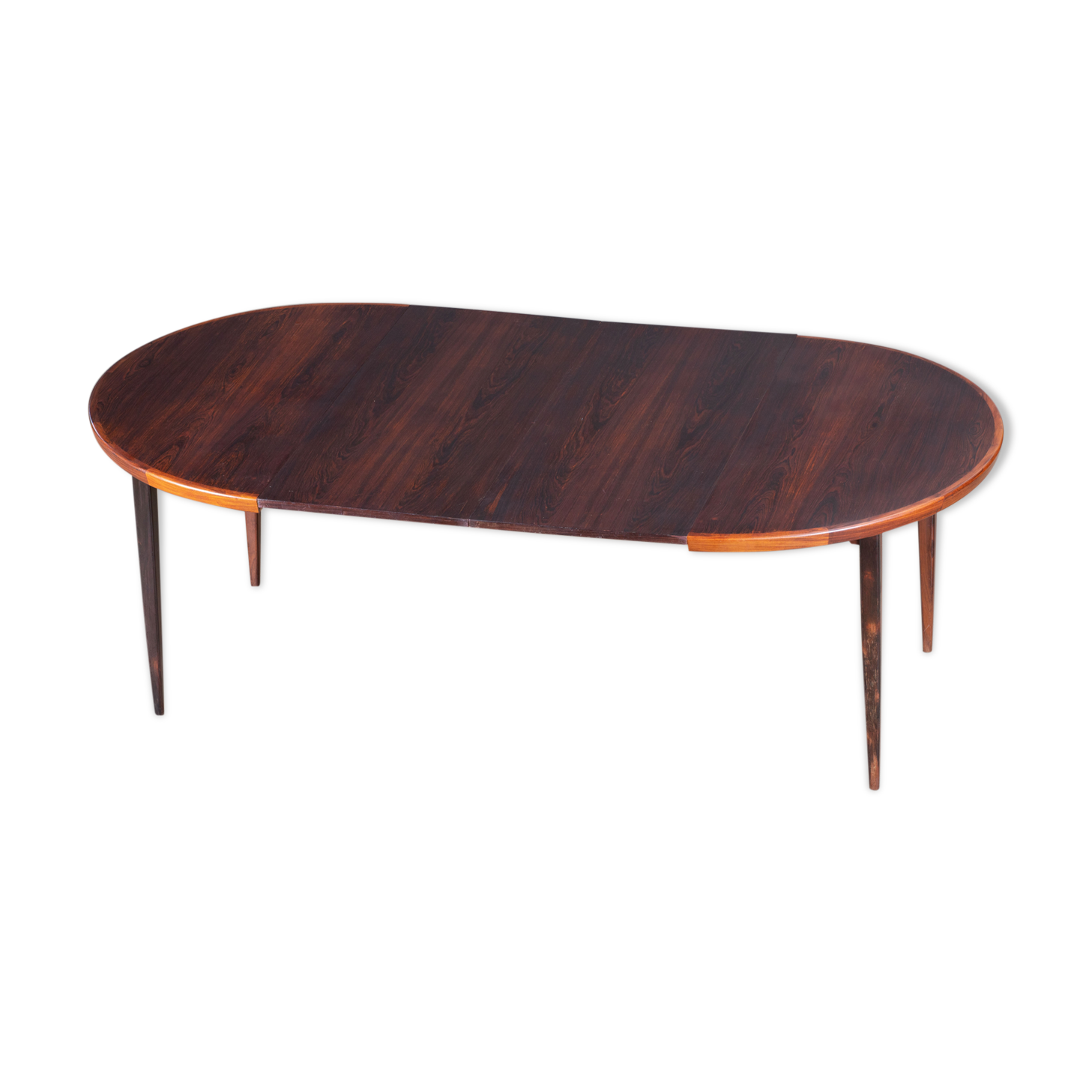 Scandinavian extendable rosewood table - 1960