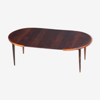 Scandinavian extendable rosewood table - 1960
