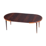 Table extensible scandinave en palissandre - 1960