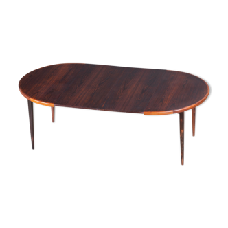 Table extensible scandinave en palissandre - 1960