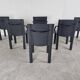 Carlo Bartoli dining chairs for Matteo Grassi, set of 6 - 1980s